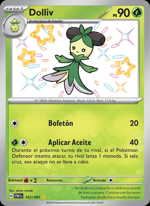 Dolliv card in Spanish