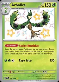 Arboliva card in Spanish