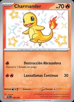 Charmander card in Spanish