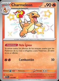 Charmeleon card in Spanish