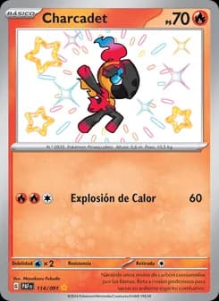 Charcadet card in Spanish