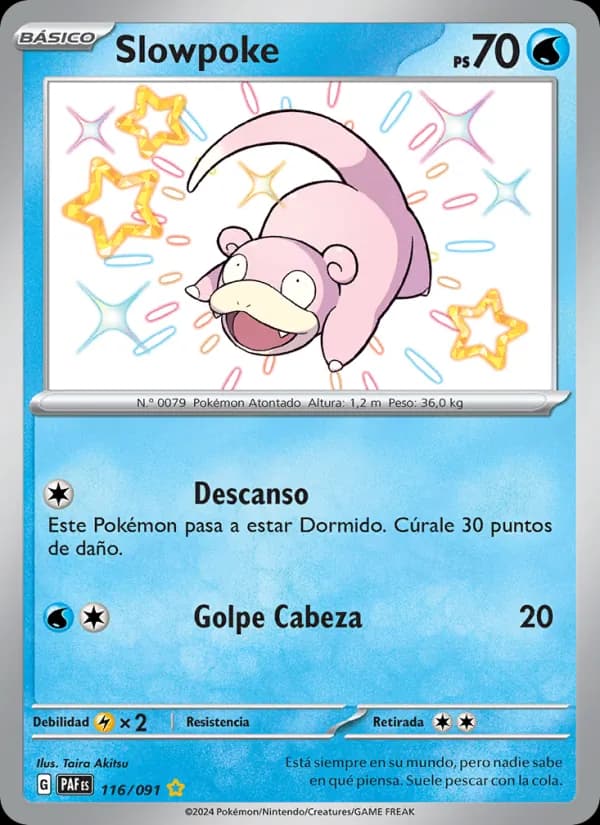 Slowpoke card in Spanish