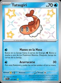 Tatsugiri card in Spanish