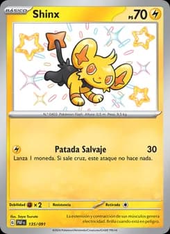 Shinx card in Spanish