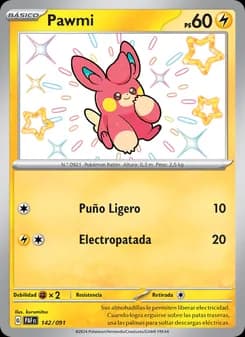 Pawmi card in Spanish