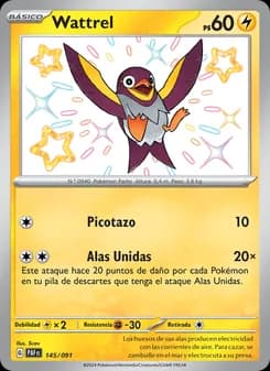 Wattrel card in Spanish