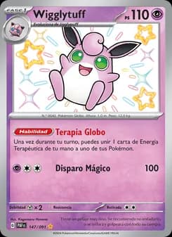 Wigglytuff card in Spanish