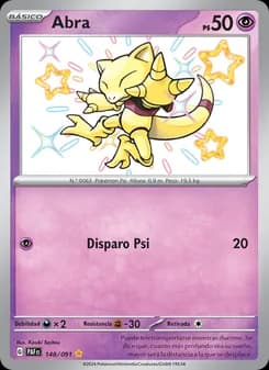 Abra card in Spanish
