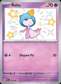 Ralts card in Spanish