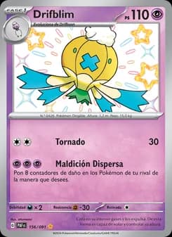 Drifblim card in Spanish
