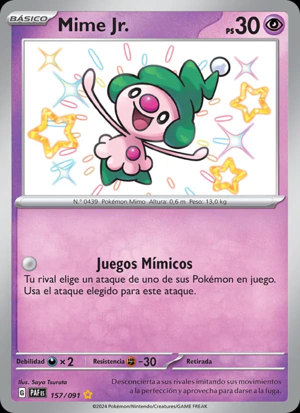 Mime Jr. card in Spanish