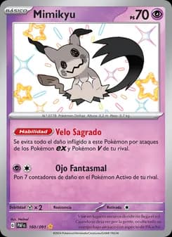 Mimikyu card in Spanish