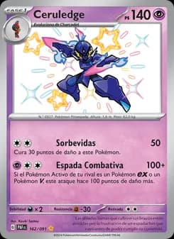Ceruledge card in Spanish
