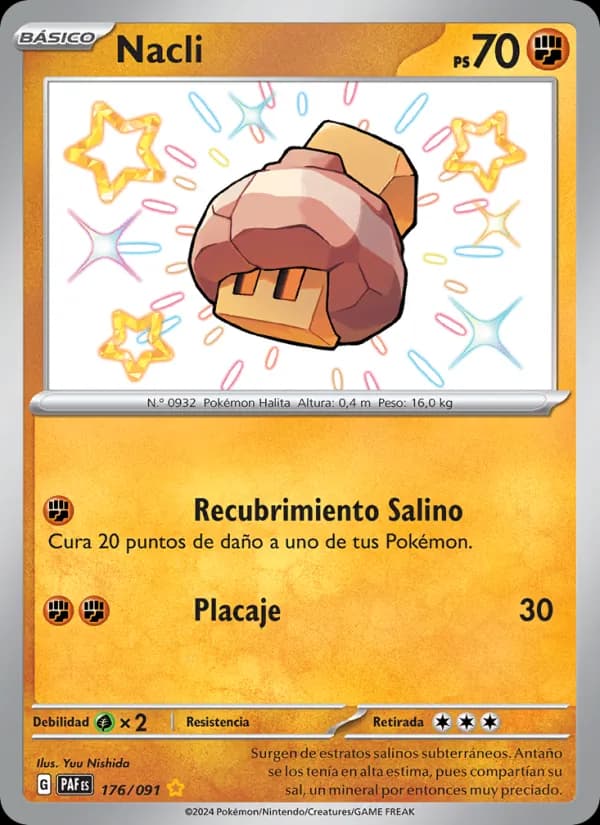 Nacli card in Spanish