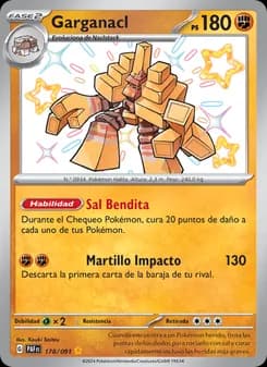 Garganacl card in Spanish