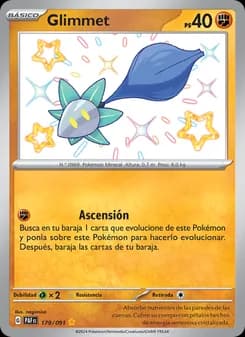 Glimmet card in Spanish