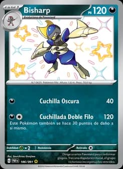 Bisharp card in Spanish