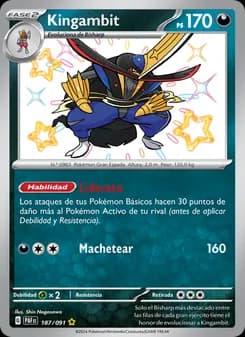 Kingambit card in Spanish