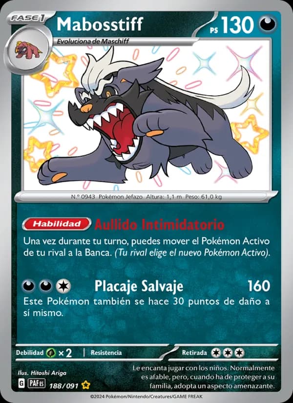 Mabosstiff card in Spanish