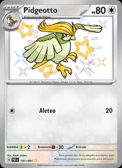 Pidgeotto card in Spanish
