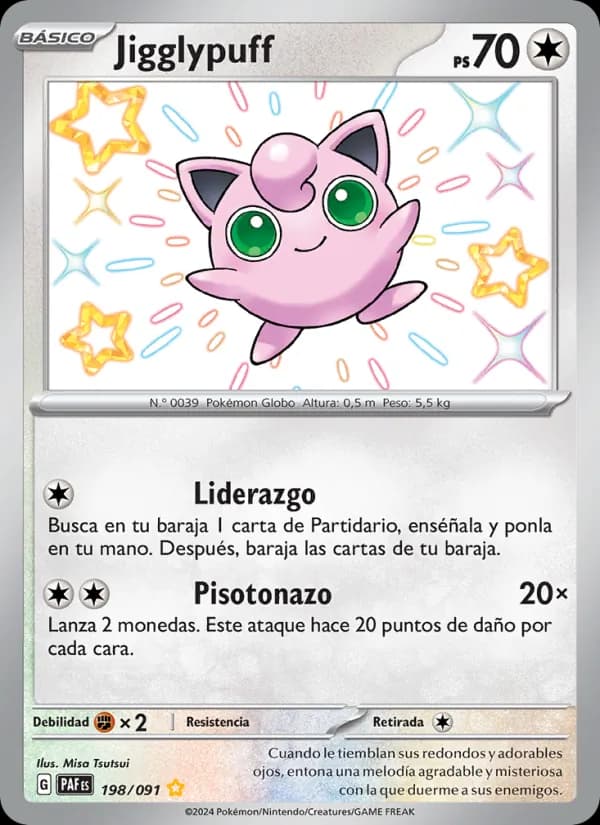 Jigglypuff card in Spanish