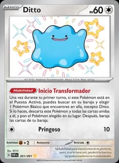 Ditto card in Spanish