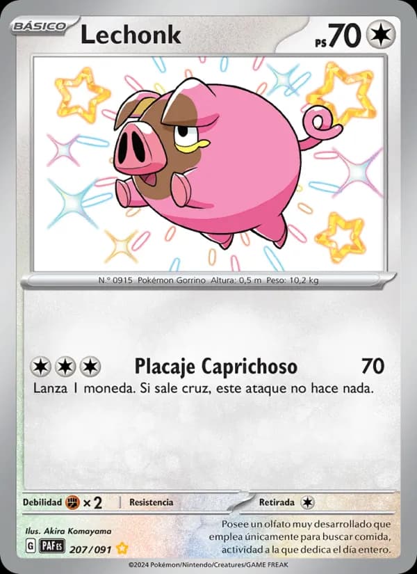 Lechonk card in Spanish