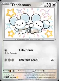Tandemaus card in Spanish