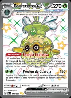 Forretress ex card in Spanish