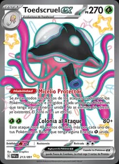 Toedscruel ex card in Spanish