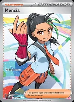 Mencía card in Spanish