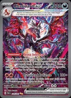 Charizard ex card in Spanish