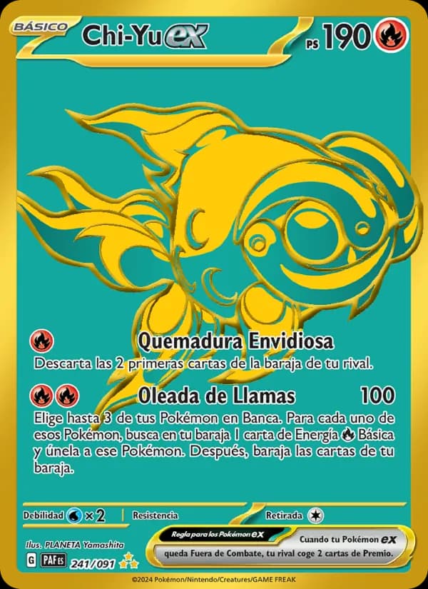 Chi-Yu ex card in Spanish