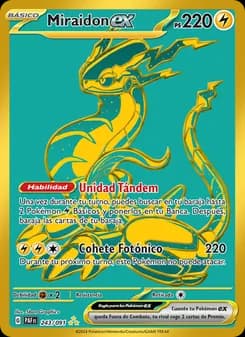 Miraidon ex card in Spanish