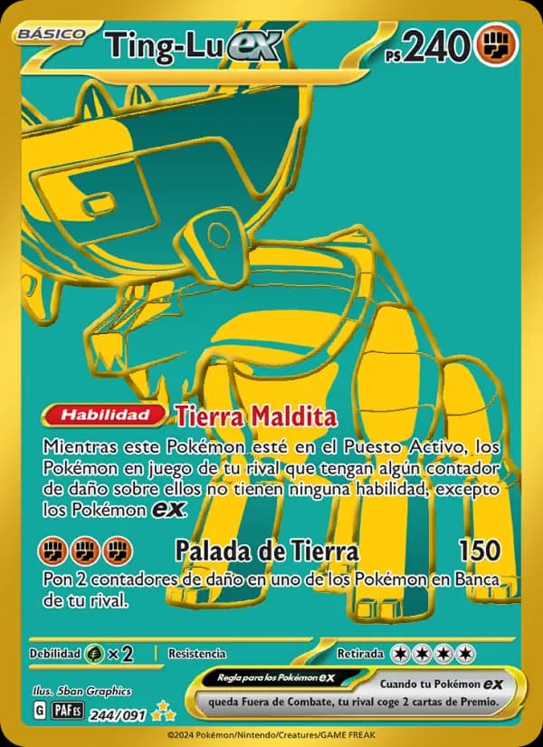 Ting-Lu ex card in Spanish
