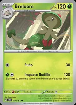 Breloom card in Spanish