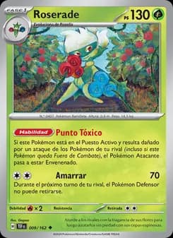 Roserade card in Spanish