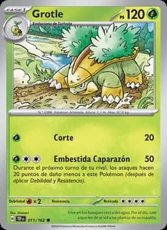 Grotle card in Spanish