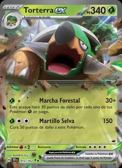 Torterra ex card in Spanish