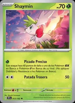 Shaymin card in Spanish