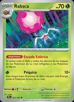 Rabsca card in Spanish