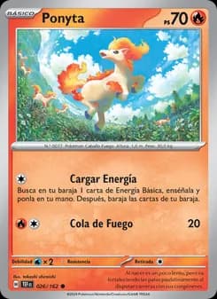 Ponyta card in Spanish