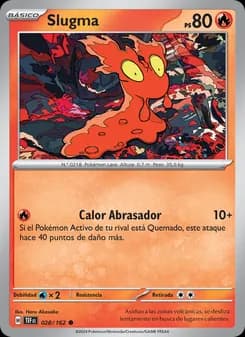 Slugma card in Spanish