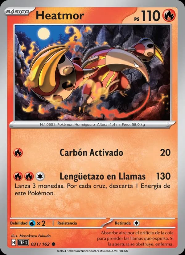 Heatmor card in Spanish