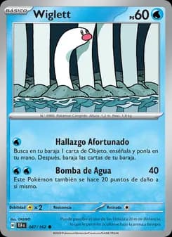 Wiglett card in Spanish