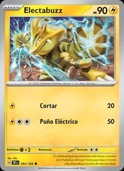 Electabuzz card in Spanish