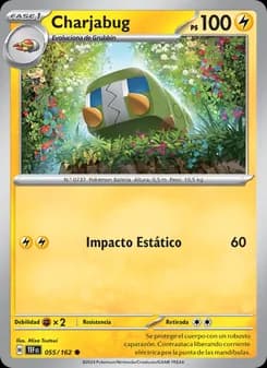 Charjabug card in Spanish