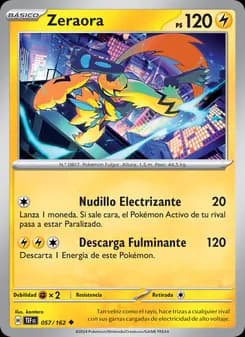 Zeraora card in Spanish