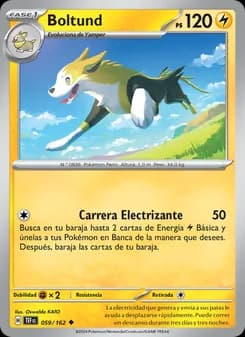 Boltund card in Spanish