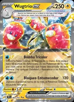 Wugtrio ex card in Spanish